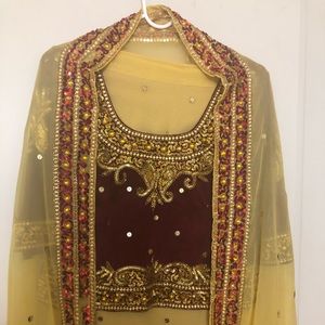 Lehenga party wear....so nice full hand work...